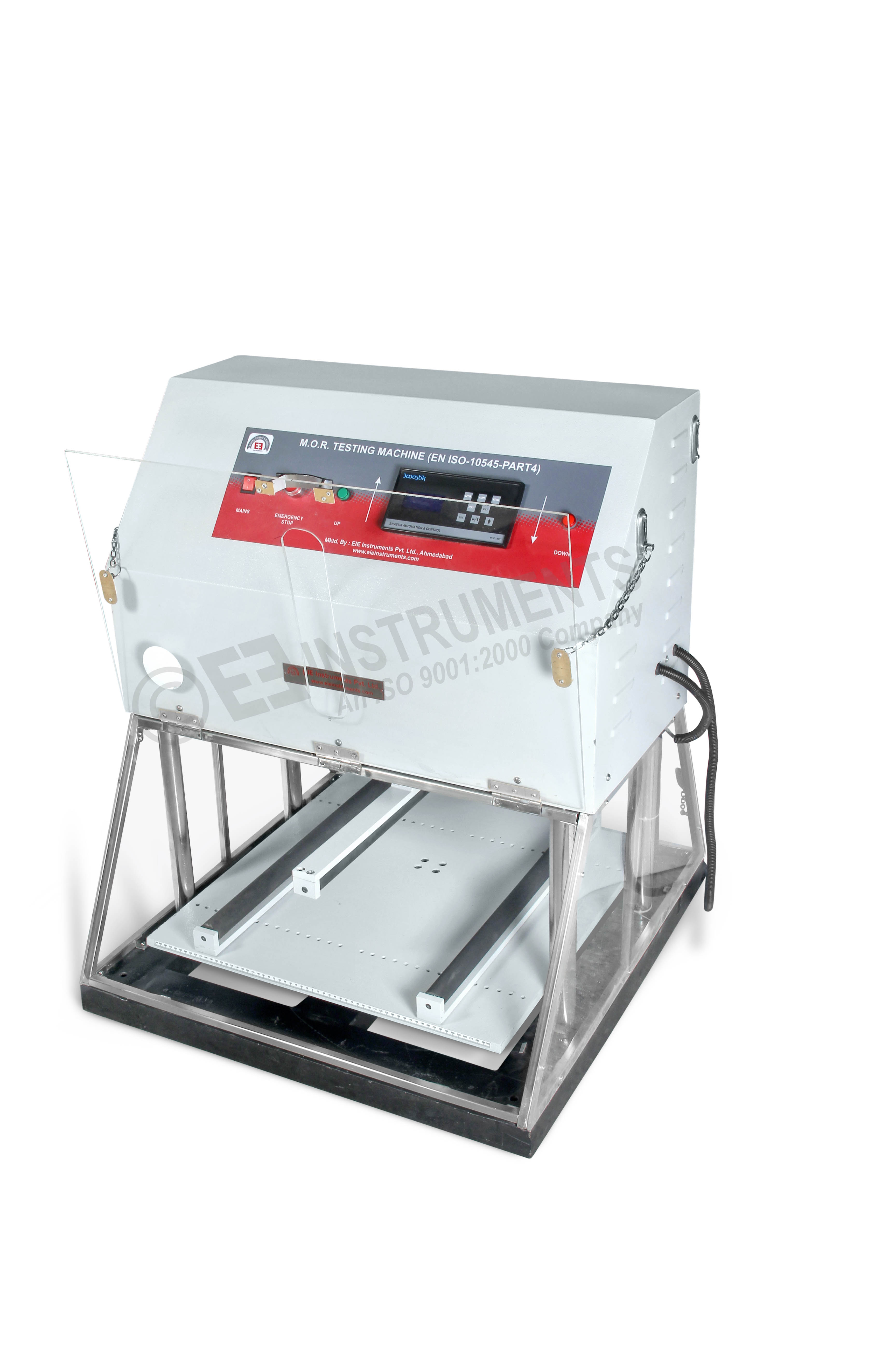 MOR TESTING MACHINE-1000 KGF-UP TO 60 X 60 CM TILES-(ISO 10545-4)- WITH AUTOMATIC PACE RATE CONTROL